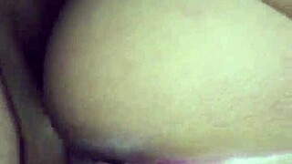 Amateur Couple Engages In Intense Doggy Style Sex On The Bed