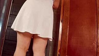 Hidden cam catches big-ass Colombian changing clothes