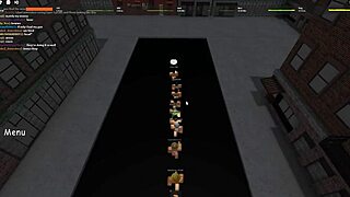 in roblox, furry characters engage in intense sex sessions