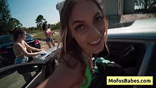 Horny And Natural Busty Blondie Slut Jc Wilds Banged Hard By Johnny Love In The Car