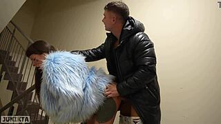 it seems that someone was spying on us while we were fucking in the entrance so we continued at home part 1 😈