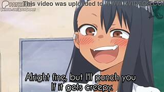 I tricked her with my feet in the classroom.