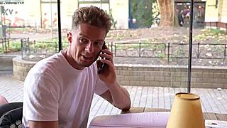 flirty waitress lia lin has wild first date sex with customer