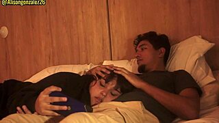 Watching movie with stepfather, accidentally swallowed his dick 😱