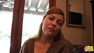 Sexy Redhead Seduced Blonde Friend with Rough Lesbian Action