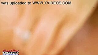 busty blonde hottie anya gives a footjob and gets her pussy fingered