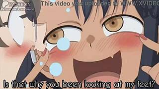 I tricked her with my feet in the classroom.