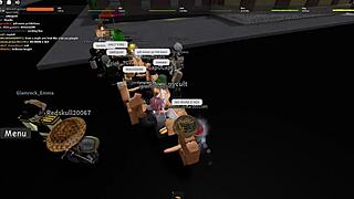 in roblox, furry characters engage in intense sex sessions
