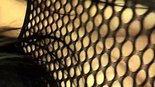 sexy amateur with big natural tits fucks her wet pussy