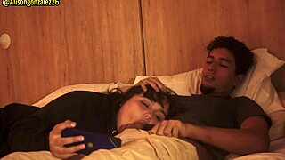 Watching movie with stepfather, accidentally swallowed his dick 😱