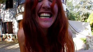 This super wholesome redhead is making her debut video, and it's adorable.