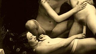 Dark lantern presents vintage threesome from erotic confessions 😏