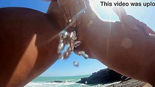 Passionate Beach Sex With Latina