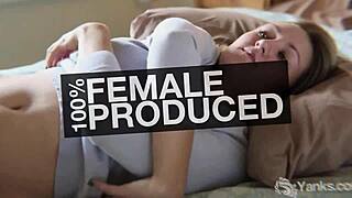 Hottie Carmen Eats and Masturbates with Toys, Reaching Intense Orgasm in Solo Session