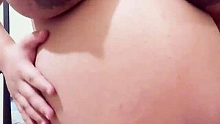 Pregnant arab step mother teases on webcam