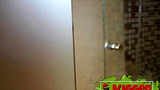 i, a curvy colombian babe maria sandoval, fulfill my spanish dream by riding a big black cock for the first time in the shower, moaning loudly.
