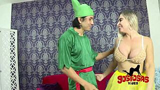 p�s carnaval com a loira gostosa