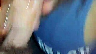 Married woman sneaks over for oral while husband rests