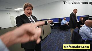 Horny office milf sasha pearl gets naughty at work