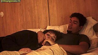 Watching movie with stepfather, accidentally swallowed his dick 😱