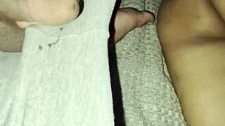 cuckold husband tries to fuck me but fails while i enjoy big cocks with my hubby