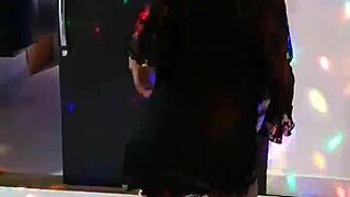 morena ripping clothes off in sensual lingerie striptease