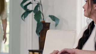 lena paul dives into a steamy lesbian threesome with big tits