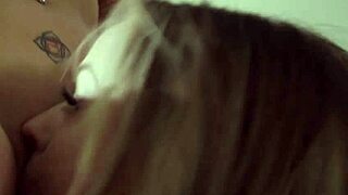 Morgan Lee and Anna Clair Clouds share a deep lesbian encounter