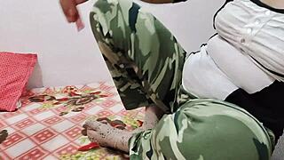 Desi maid fucked hard doggystyle by house owner funny sex