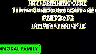 Dan And Dean Seduce Innocent Serina In A Forbidden Step Father-Son Creampie Threesome