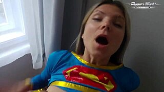 Small Titted Superwomen Gina Gerson Has To Save Mugur