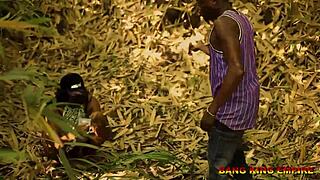 OUTDOOR AMATEUR MUMMY GOT FUCKED IN THE BUSH!