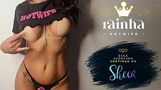 I'm hotwife giving sloppy blowjob to thick cock in front of cuckold husband