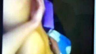 French slut Fanny toying on webcam