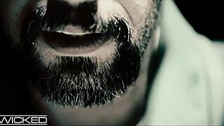 Wicked - the beautiful blonde Kenzie Taylor rides a big horse in the countryside story