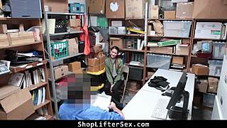 anything lp officer threatened was taken with open arms - shoplifter sex