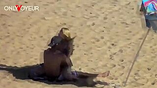 i watched a risky beach fuck between teen voyeurs on the shore