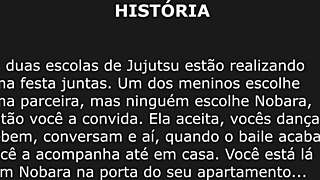 nobara kugisaki's intriguing joi roleplay in pt-br