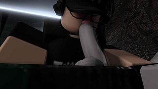 roblox girl couldnt sleep so she had some fun with his bfs cock while he was asleep