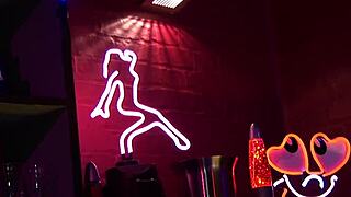 Double penetration orgy at sex club, moaning and rough fucking.