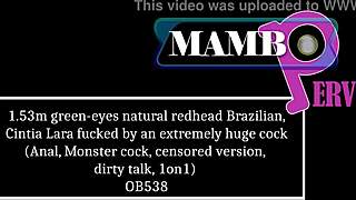 1 53m green-eyes natural redhead brazilian cintia lara fucked by an extremely huge cock anal monster cock censored version dirty talk 1on1 ob538