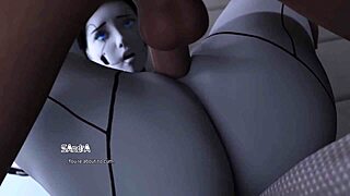 Projekt Passion unleashes cumshots on a hot blonde witch AI robot and redhead