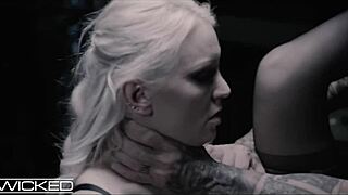 Wicked - the beautiful blonde Kenzie Taylor rides a big horse in the countryside story