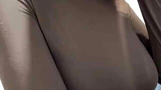 Stepmother's Milky Tits Caress Sparks Intense Orgasm