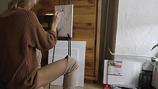 Painting A Pussy Flower