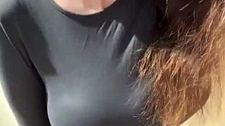 Stepmother's Milky Tits Caress Sparks Intense Orgasm