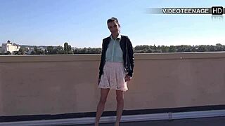 lovely 19-year-old justine tries her first anal in a casting session 😊