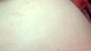 white bbw feels intense pleasure taking backshots, ending with hot cumshot