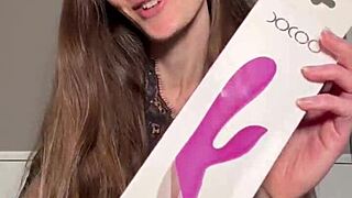 berry throne vibrator toy review - striptease lacey lingerie orgasm