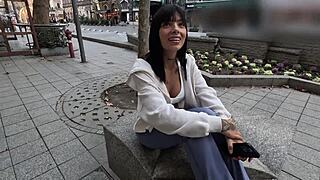 Busty petite 18+ latina gets her ass filled with cum